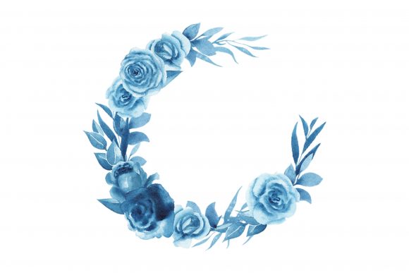 Beautiful Watercolor Floral Wreath Illustrations