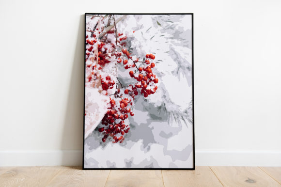 Hiver Berry Winter Watercolor Illustrations