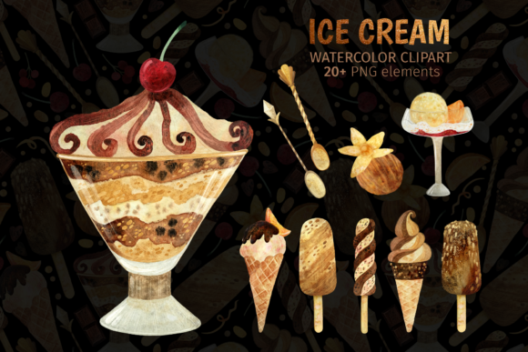 Reviewing Ice Cream Watercolor Clipart for Embroidery