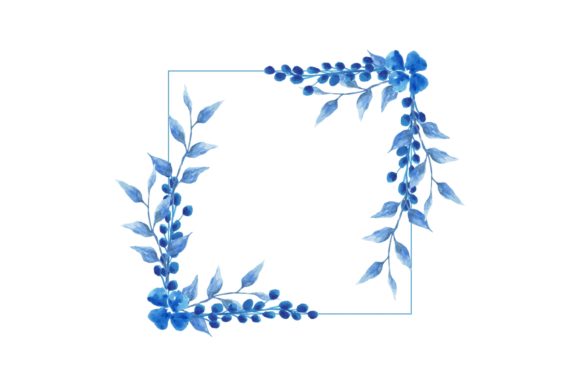 Watercolor Floral Leaves Illustrations